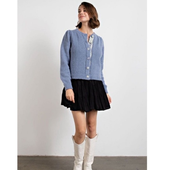 O-6 Easel cardigan size M - Picture 3 of 3